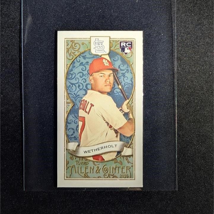 2026 Allen & Ginter Mini JJ Wetherholt #N34-15 RC