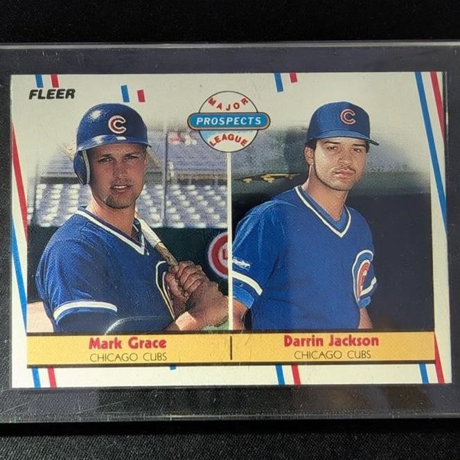 1988 Fleer Mark Grace/Darrin Jackson #641 RC