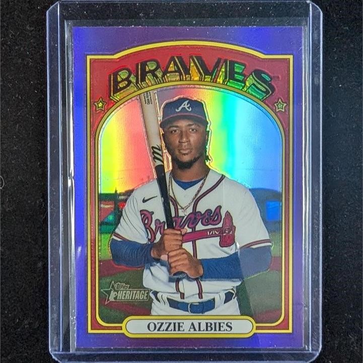 2021 Topps Heritage Ozzie Albies #558