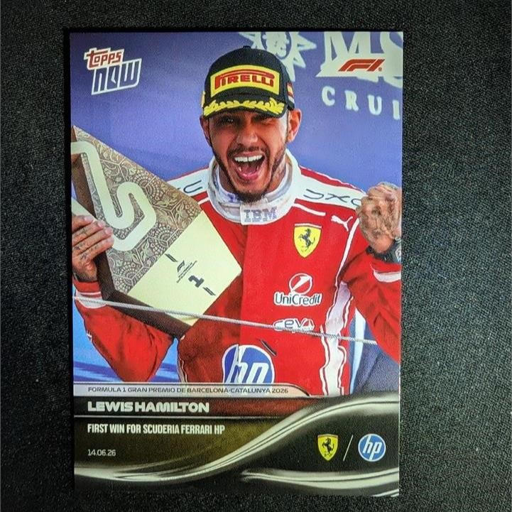 2026 Topps Now F1 Lewis Hamilton #38 WDC