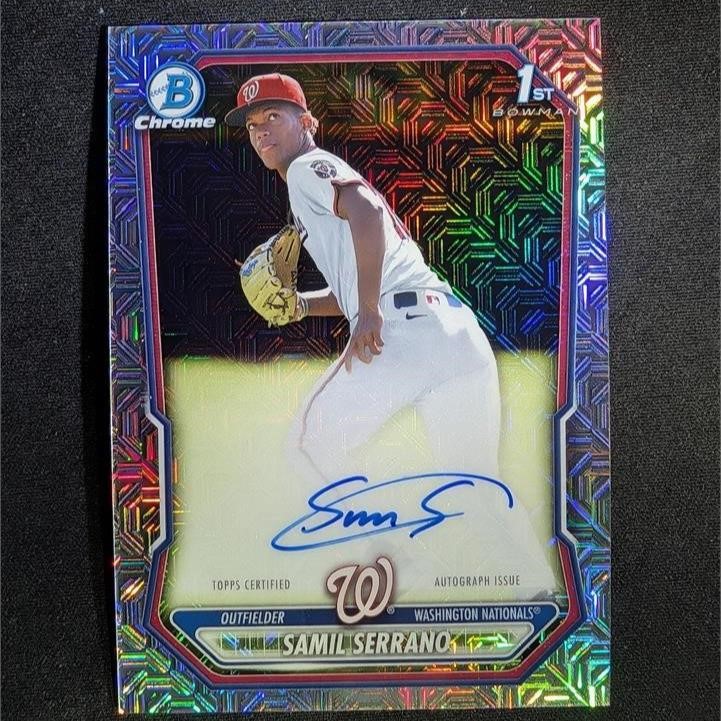 2026 Bowman Chrome Samil Serrano #CPA-SSE AUTO