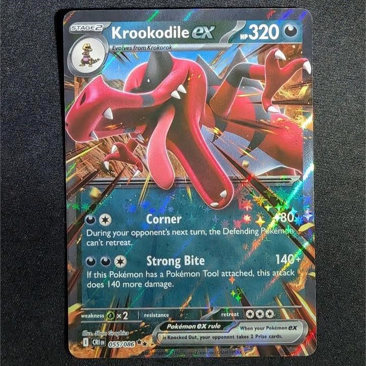 Pokemon Krookodile ex 055/086 Double Rare