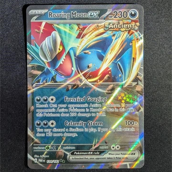 Pokemon Roaring Moon ex 124/182 Double Rare