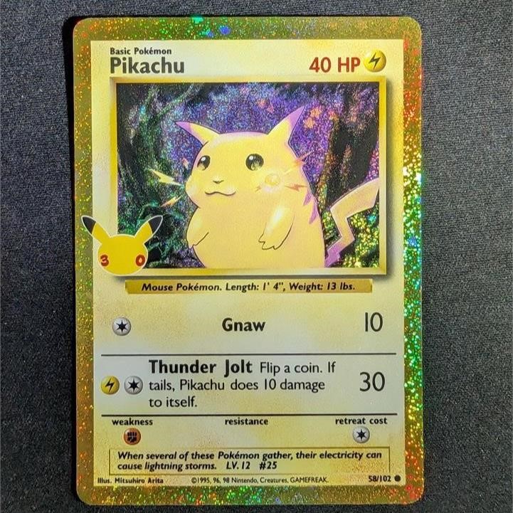 Pokemon Pikachu 58/102 30th Classic Collection