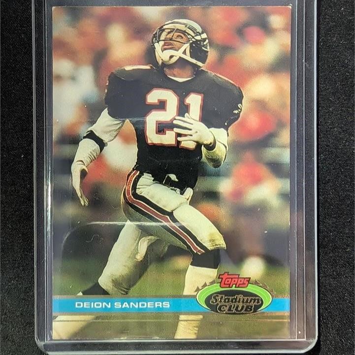 1991 Topps Stadium Club Deion Sanders #3 HOF