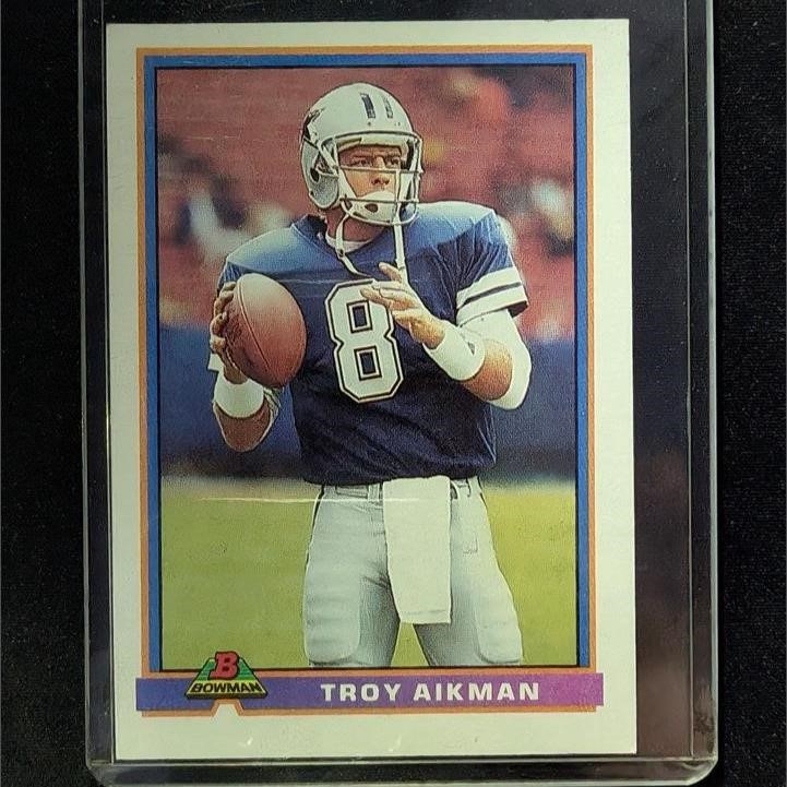 1991 Bowman Troy Aikman #113 HOF