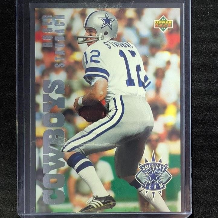 1993 Upper Deck Roger Staubach #AT1 HOF