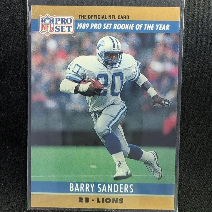 1990 Pro Set Barry Sanders #1 HOF