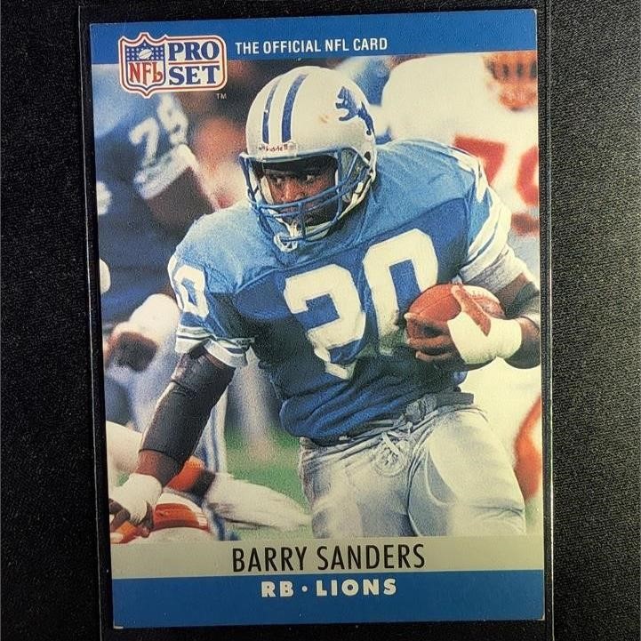 1990 Pro Set Barry Sanders #102 HOF