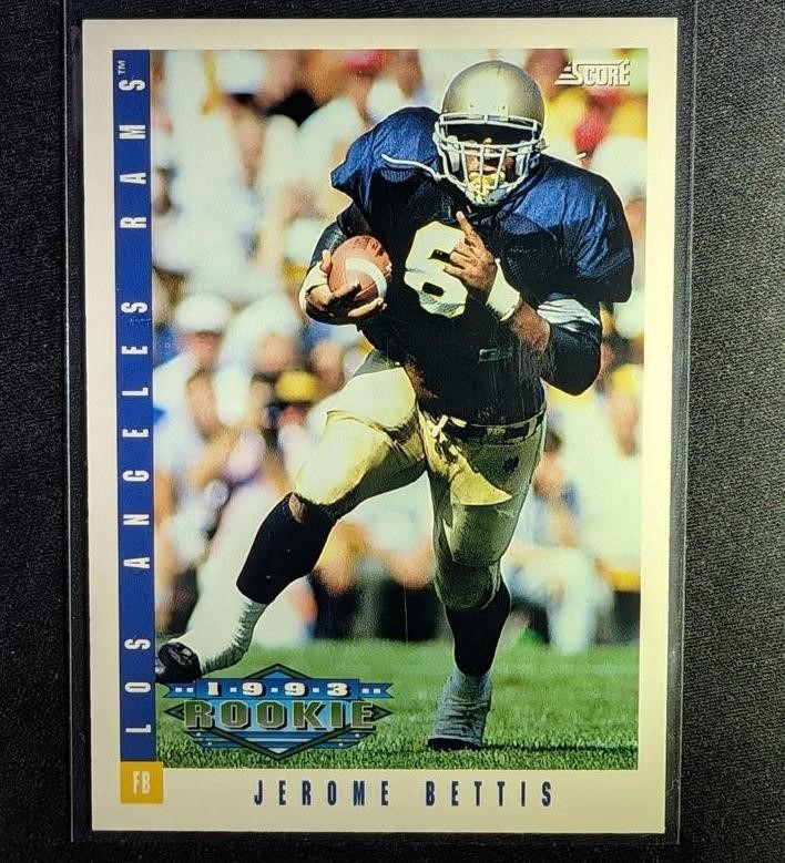 1993 Score Jerome Bettis #306 RC HOF