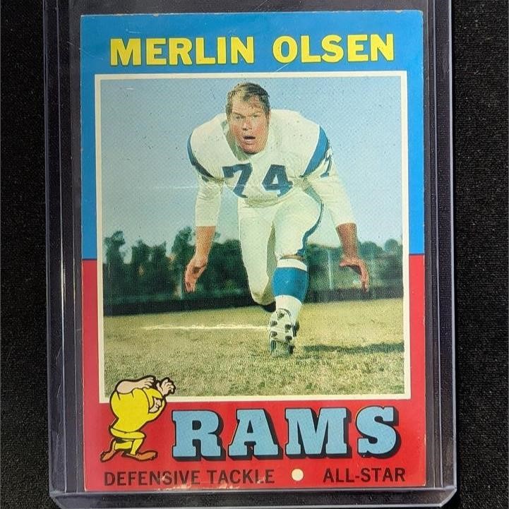 1971 Topps Merlin Olsen #125 HOF VINTAGE