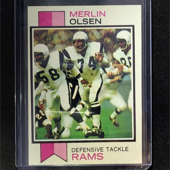 1973 Topps Merlin Olsen #479 HOF VINTAGE
