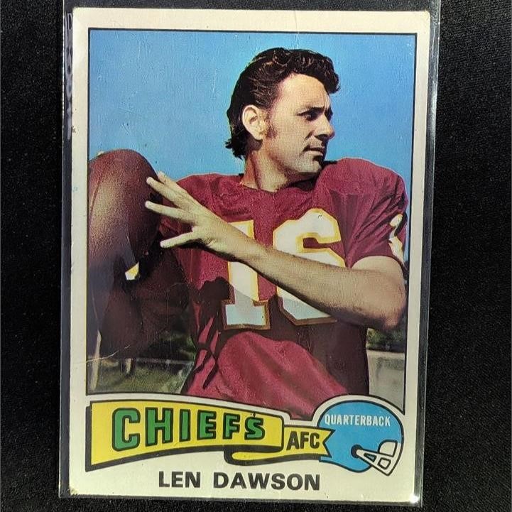1975 Topps Len Dawson #120 HOF VINATGE