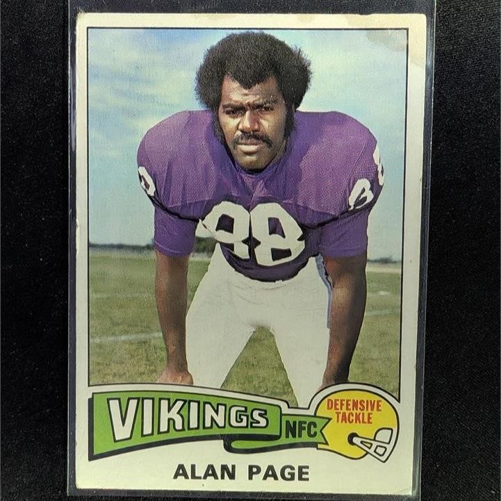 1975 Topps Alan Page #520 HOF VINTAGE